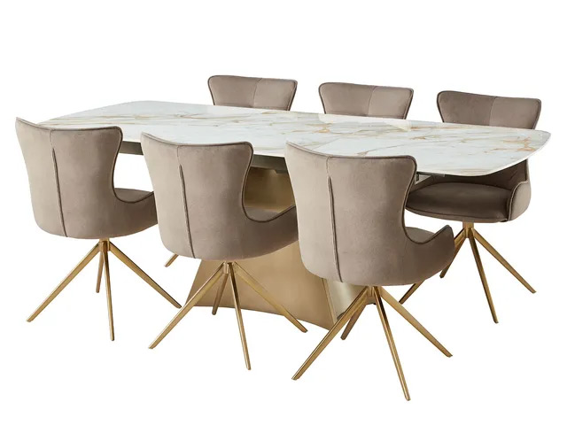 Gleneagles Table Open With 6 Mocha Tay Chairs.Jpg 302A5