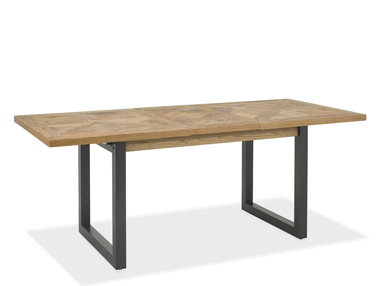 Forged Oak 4 6 Extending Dining Table2 2003 2.Jpg 01D35