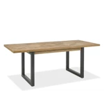 Forged Oak 4 6 Extending Dining Table2 2003 2.Jpg 01D35